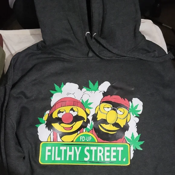 Graphic Hoodie "Filthy Street" - Picture 4 of 4